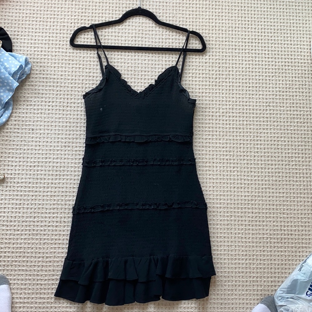 Black smock dress